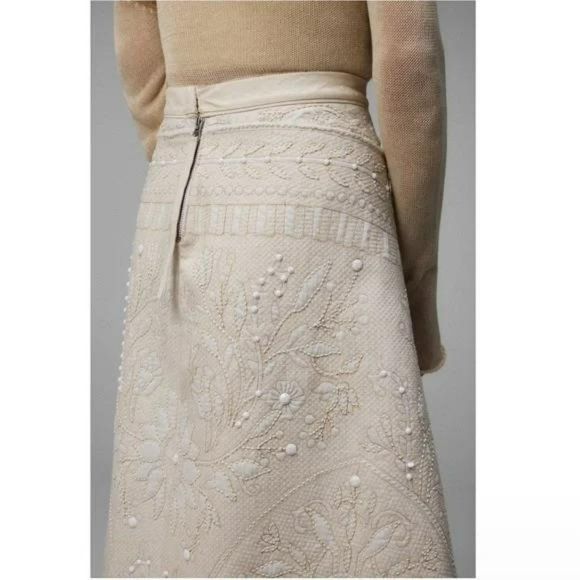 ZARA ATELIER EMBROIDERD CAPE SKIRT LIMITED EDITION - Picture 7 of 10